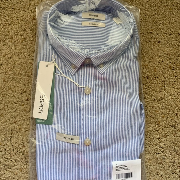 Light blue stripe button down - Picture 3 of 3